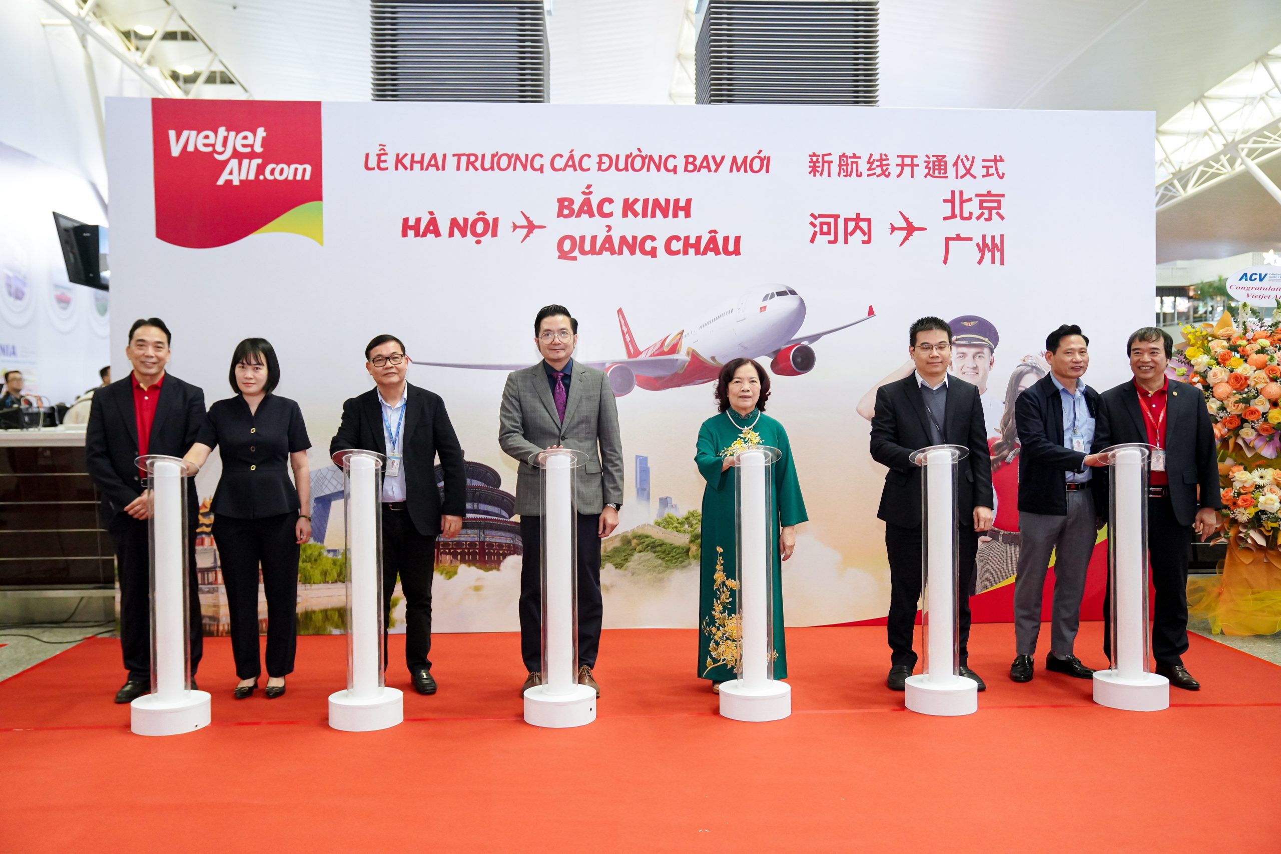 Vietjet mở 4 đường bay mới tới Trung Quốc Vietjet mở 4 đường bay mới tới Trung Quốc